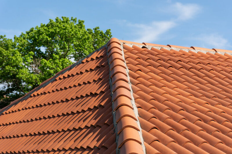 tiled roof